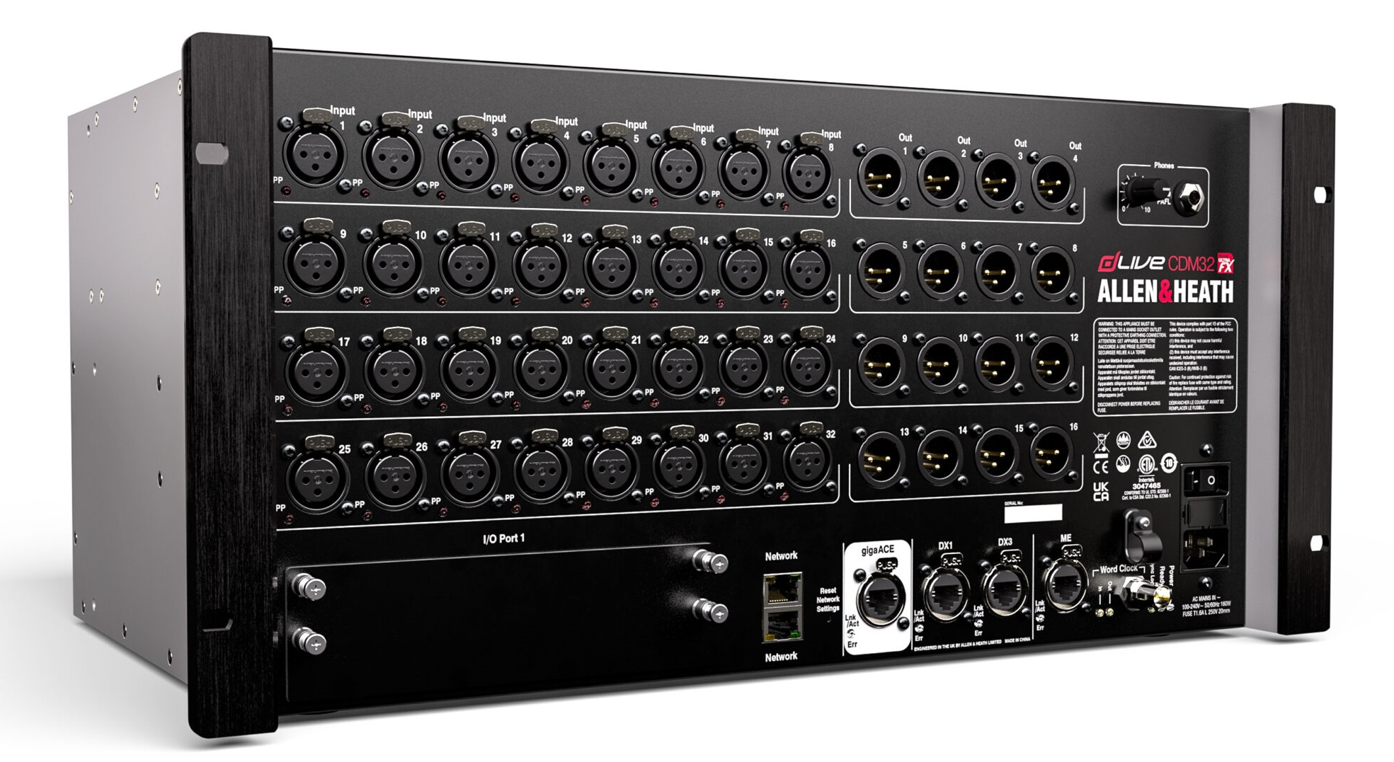 Allen & Heath dLive CDM32U Mixrack