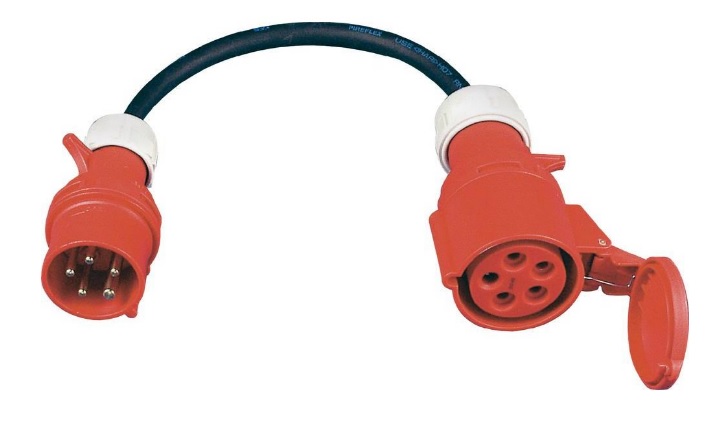 CEE32 > CEE16 Adapter, Länge 0.5m