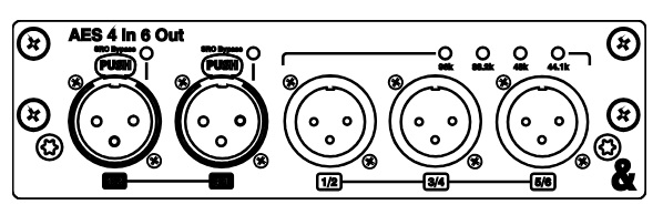 Allen & Heath M-DL-AES4I6O Digital Input/Output-Modul