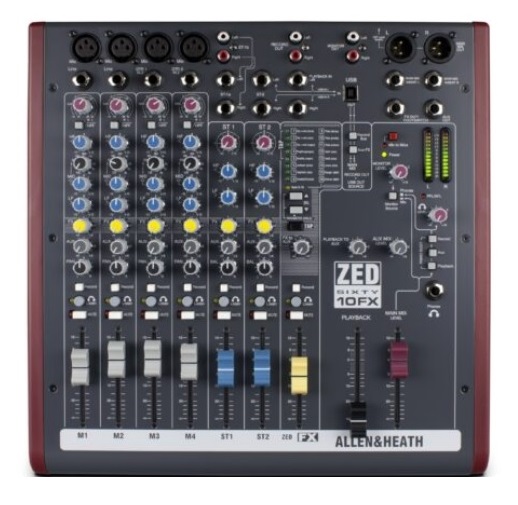 Allen & Heath ZED60-10FX Mixer