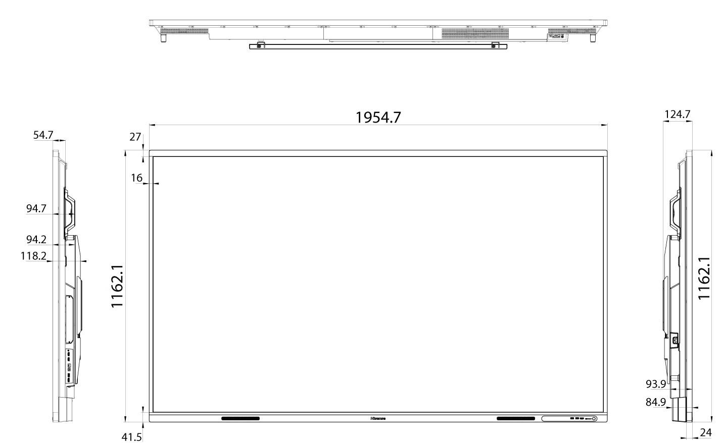 Hisense 86WR6CE 86" Interacitve Display