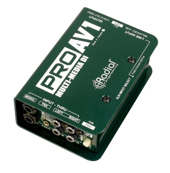 Radial Pro AV1 Passiv Multimedia DI mono