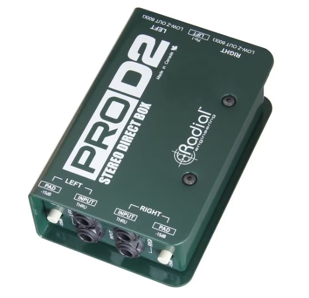 Radial Pro D2 Passiv DI stereo